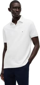 Tommy Hilfiger Maglietta Polo Maniche Corte Uomo 1985 Regular Fit, Bianco (White), L - 1
