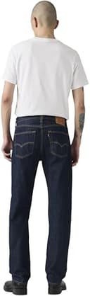 Levi's Herren Jeanshose 501 Original mit Knopfleiste, Straight Fit, Rinse, W34/L34 - 3