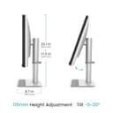 BenQ MA320U 32 inch 4K 3840x2160 Monitor for MacBook Pro/Air, Dual USB-C, 90W Power Delivery, Mac Color Match, USB Hub, Brightness & Volume Control on Mac, Adjustable Stand, P3 Color Gamut - 9