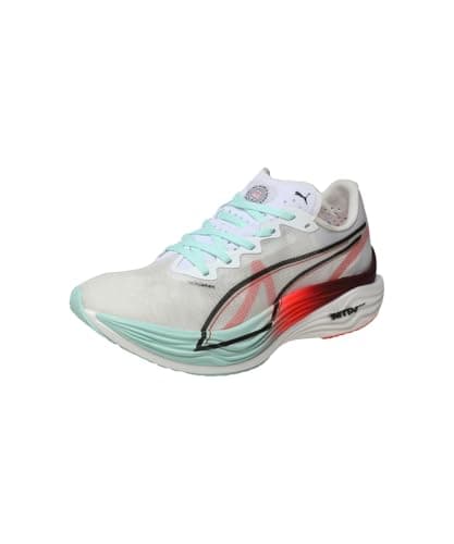 Puma Deviate Nitro Elite 3 Road Running Shoes Womens Hyrox Red/White 8 UK