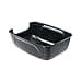 Ferplast Cat Litter Tray XXL Open Cat Litter Tray Extra Large Plastic for Large Cats L 67 × W 49 × H 24 cm, Black - 2