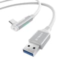 ZYBER Link Cable 5M/16 FT for Quest 3S/3 for quest 2 VR Headset Link Cable for Meta Quest Pro 2/1 Gaming PC, High-Speed USB 3.0 to USB C Cable for PC VR and Steam VR (Black) - 9