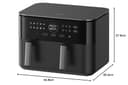 Xiaomi Friggitrice ad Aria Air Fryer Dual Zone 10L 2700W Black - 11