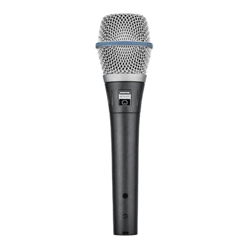 Shure Beta 87C Microfono A Condensatore Per Voce Con Pattern Polare A Cardioide, Progettato Per La Registrazione Professionale In Studio Ma Costruito Anche Per Resistere Ai Rigori Tipici Dei Tour