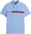 Tommy Hilfiger Uomo Maglietta Polo Maniche Corte Chest Insert Regular Fit, Blu (Brisk Blue), L - 4