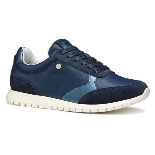 Geox Women's D Sukie 2.0 C Sneaker, Navy, 5 UK