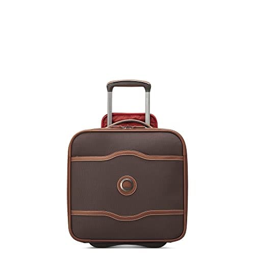 Delsey Paris Chatelet Air 2.0 Softside with 2 Wheels, Under Seat, brown, Chatelet 2.0 Softside Luggage Underseat with 2 Wheels