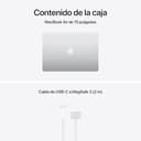 Apple MacBook Air de 15,3 Pulgadas con Chip M5: Pantalla Liquid Retina, CPU de 10 núcleos, GPU de 10 núcleos, 24 GB de Memoria unificada, 1 TB de SSD, Wi-Fi 7,Teclado español; Plata - 6