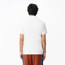 Lacoste Herren Polo-Shirt Kurzarm DH2050, Männer Polo-Hemd,2 Knopf,Regular Fit,Weiß,6 - 6