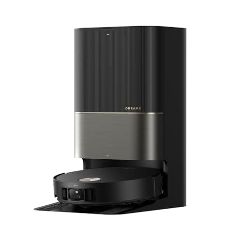 DREAME X50 Ultra Complete Robot Aspirador y Fregasuelos, Succión 20.000Pa, Overcoming Obstacles hasta 6 cm, Control de Radar Elevado y Bajado, Limpieza a Fondo de Esquina a Borde, App Control, Negro