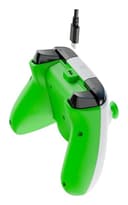 Turtle Beach Rematch Core Bianco/Verde - Gamepad cablato - Con licenza per Xbox Series XS, Xbox One e PC - Pulsanti audio, motori Rumble e grilletti a impulsi, cavo da 3 m - 4