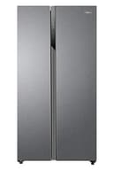 Haier SBS 90 Series 3 Freestanding American Fridge Freezer, Side by Side, Total No Frost, E Class, Multi Air Flow Technology, 528L Total Capacity, Quiet, Gentle Silver, 91x66x177.5 cm - HSR3918ENPG - 1