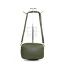 Lusso in pelle Double Zip Genuine Italian Leather Handbag - Handmade Leather Crossbody Bag - Elegant Women's Handbag (Olive) - 3