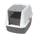 Catit Caja sanitaria 386841/92, con funda, blanca/gris, 54,5 x 41,5 x 46 cm (el producto puede variar) - 1