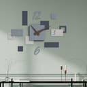 Giallobus - Reloj Geotime - Stone - Madera de MDF - Geotime - 06S_Hurricane - Reloj de Pared Moderno - Números Adhesivos 3D - Construcción Modular - 4