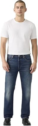 Levi's Men's 501 Original Fit Jeans, On the Borderline, 34W / 32L - 4
