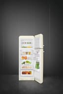 Smeg, Frigorifero Doppiaporta FAB30RCR5 a Libera Installazione, Cerniera a Destra, Frigorifero Ventilato e Freezer Statico, Design Bombato 50's Style, Panna - 7