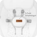 MoMi KENANI Babywippe für Kinder bis 9 kg, klappbar, mit Fernbedienung & Bluetooth zum Verbinden mit Smartphone, Batterie- oder Stromanschluss, mit 5-Punkt-Sicherheitsgurt, Sonnenschutz, Insektennetz - 3