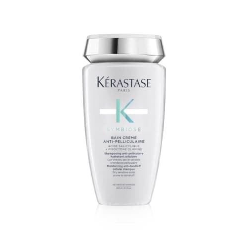 Kérastase Symbiose, Champú Anticaspa Purificante, Para Cuero Cabelludo Seco Y Sensible Con Tendencia A La Caspa, Champú Sin Sulfatos*, Bain Crème Anti-Pelliculaire, 250 ml