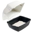 Ferplast Lettiera Gatto Chiusa, Toilette per Gatti Coperta, utilizzabile anche in Esterno, a Prova di Pioggia, 43,5 x 73,5 x h 41 cm, COSMIC OUTDOOR Lettiera Gatto Grande, Nero - 4