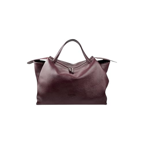 Cheval Firenze Algedi Handtasche, echtes Leder, hergestellt in Italien, bordeaux