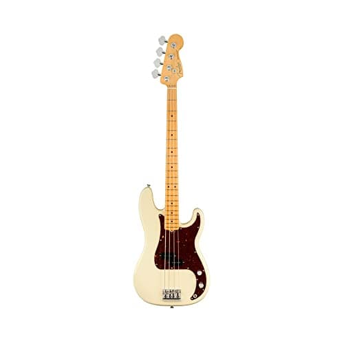 Fender American Professional II Precision Bass MN Olympic White - E-Bass