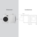 LG RH18U8AVCW Asciugatrice Smart 18kg, Classe A+++, Pompa di Calore DUAL Inverter, Motore Direct Drive, Intelligenza Artificiale AI Dry, Condensatore Autopulente, Wi-Fi, Serie U8, Bianca - 13