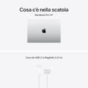 Apple MacBook Pro Portatile con chip M5 Pro, CPU 15 core e GPU 16 core: progettato per l’AI, display Liquid Retina XDR da 14,2'', 24GB di memoria unificata, 1 TB SSD, Wi Fi 7; color Argento - 6