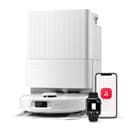 roborock QV 35A Robot Aspirapolvere, Antigroviglio, 8000Pa, Panno Sollevabile, Autolavaggio, Asciugatura ad Aria, Stazione Tutto in Uno, Evitare gli Ostacoli, Strategie di Pulizia dei Tappeti, Bianco - 1