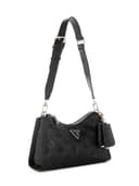 GUESS Schultertasche Cresidia II Top Zip Shoulder Bag Black schwarz - 5