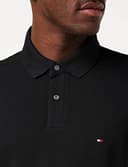Tommy Hilfiger Herren Poloshirt Kurzarm 1985 Regular Fit, Schwarz (Black), L - 3