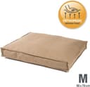 jamaxx-pets® Premium Hundekissen Hundematte Canvas Waschbar Orthopädisch Memory Foam Visco-elastische Füllung, Weiches Hundebett kleine Hunde PDB1007 (Coffee-braun, L 65 x B 50 x H 15 cm) - 6