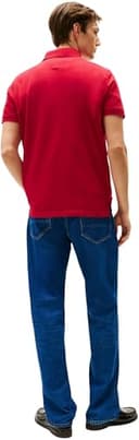 Tommy Hilfiger Uomo Maglietta Polo Maniche Corte 1985 Regular Fit, Multicolore (Medium Red), M - 2