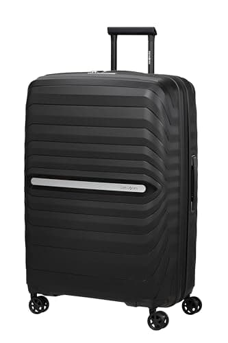 Samsonite Neo Flux - Spinner L, Valigia espandibile, 75 cm, 109/121 L, Nero (Black)