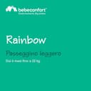 Bebeconfort Rainbow Passeggino Leggero e Reclinabile, Pieghevole Chiusura ad Ombrello, Passeggino da Viaggio Maneggevole e Compatto, 6 mesi - 4 anni, Fino ai 22 kg, colore Mineral Green - 2