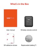 VANTRUE Wireless Remote Controller for N5, N4 Pro, N2X, S1Pro, E1, E2, E3 Dash Cam to Lock the Video, Snapshot and Turn on Microphone on/off - 6