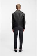 BOSS Uomo Leather_Outerwear, Nero 001, 46 - 4