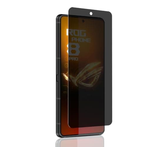 Jaavkkma 1 Pezzo Privacy Pellicola Protettiva per ASUS ROG Phone 8/8 Pro/9/9 Pro Vetro Temperato, Durezza 9H/Anti-Spia, Protezione Schermo per ASUS ROG Phone 8/8 Pro/9/9 Pro - Anti Spy Vetro Temperato