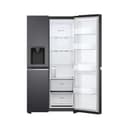 LG GSLV71MCTD Frigorifero Americano Side-by-Side, Classe D, Frigorifero No Frost, 635L, Wi-Fi, Tecnologia Door & Linear Cooling, Dispenser acqua e ghiaccio senza allaccio, Smart Diagnosis, Nero - 5