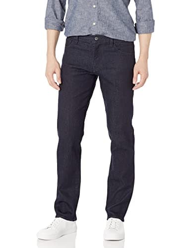Armani Exchange A|X Men's 5 Pocket Slim Denim Dark Rinse, Indigo Denim/Indigo, 30