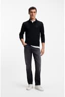 Boss Polo Passerby Slim Fit de algodón elástico con Logotipo, Negro1, M - 2