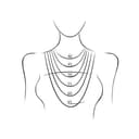 Mieoyue 925 Silber Damen Halskette ohne Anhänger, Silberkette 40 45 50 55 60cm Silberschmuck (Flache Schlangenkette, 45.0 Zentimeter) - 5