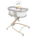 Chicco Baby Hug 4in1 Armonia, Wiege, Wippe, Hochstuhl und Tischstuhl 0-36 Monate, höhenverstellbar mit Pedal, Spielbügel und Netzstoff für Luftzirkulation, platzsparende Lösung - 1