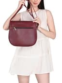 URBAN LEATHER Bolso Bandolera Para Mujer, De Piel Auténtica, Estilo Bohemio, Hippie, Hecho A Mano, Vintage, Para Viajes, Cruzado, Para Mujer, Marrón, Mediano - 3