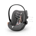 CYBEX Gold Seggiolino Auto Cloud G i-Size Plus, Incluso Riduttore per Neonati, Dalla Nascita fino a circa 24 Mesi, Per Bambini da 40 fino a 87 cm, Max. 13 kg, Lava Grey - 8