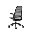 Steelcase Series 1 Upholstered Ergonomic Office Chair With LiveBack Lumbar Support And 4D Armests Grey; Made in Europe - 3