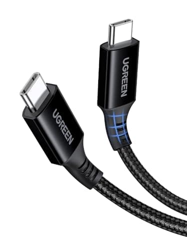 UGREEN USB C to USB-C Charger Cable 100W 5A Type C to C Fast Charging Compatible with MacBook Pro/Air, HP, Dell, iPad Pro 2025, iPhone Air/17/16 Plus/Pro/Pro Max, Galaxy S25 (1M)