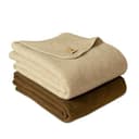 TILLHÅLL Wolldecke aus 100% Bio-Schurwolle | Natürlich Wärmend & Feuchtigkeitsregulierend | Robust & Langlebig | Made in Germany | 150x200 cm | Beige - 1