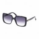 GUCCI SUNGLASSES GG0632S-001 BLACK-BLACK-GREY 56 WOMENS - 1
