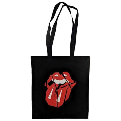Rock Off officially licensed products The Rolling Stones Einkaufstasche Hackney Diamonds Shards Nue offiziell Schwarz One Size